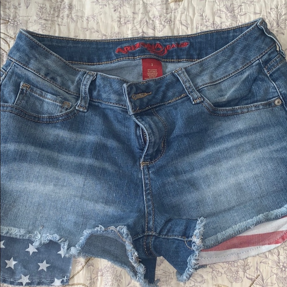 arizona american flag shorts